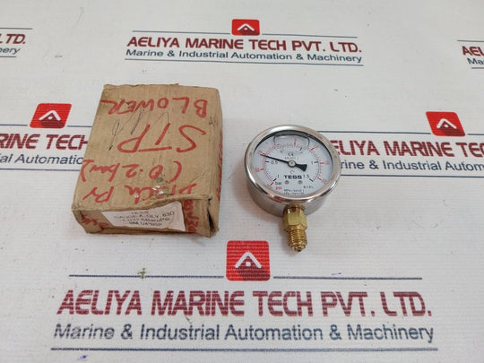 Tess En 837.1 Pressure Gauge -30 To 20 Psi