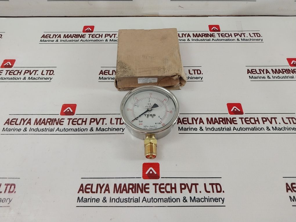 Tess En 837.1 Pressure Gauge 0-4 Bar 0-60 Psi