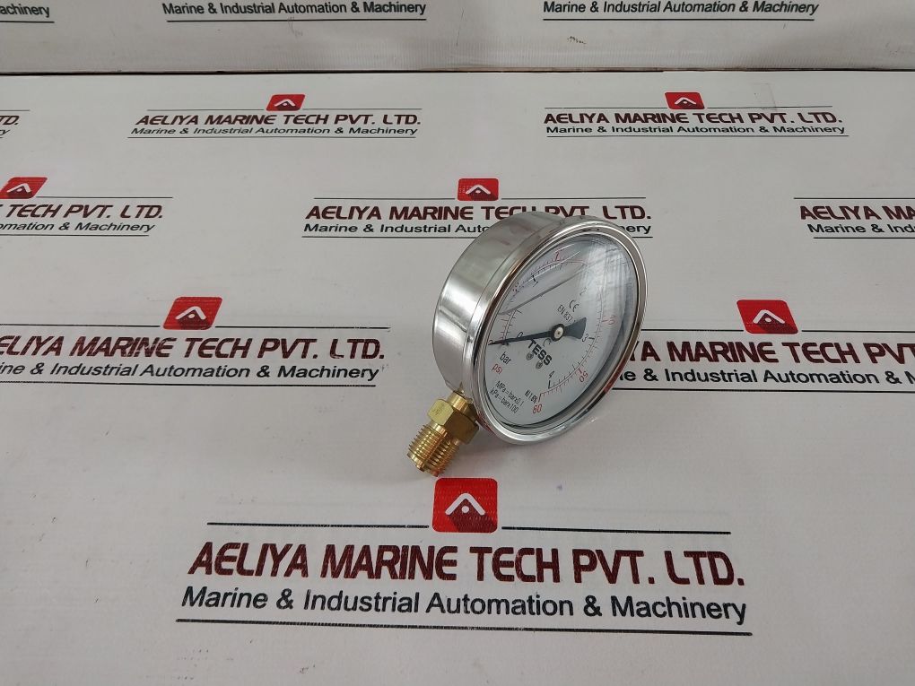 Tess En 837.1 Pressure Gauge 0-4 Bar 0-60 Psi