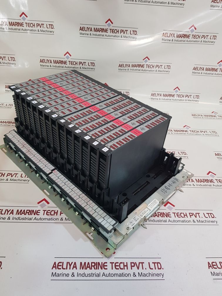 Texas instruments 500-5828a i/o module base rack 500-5011