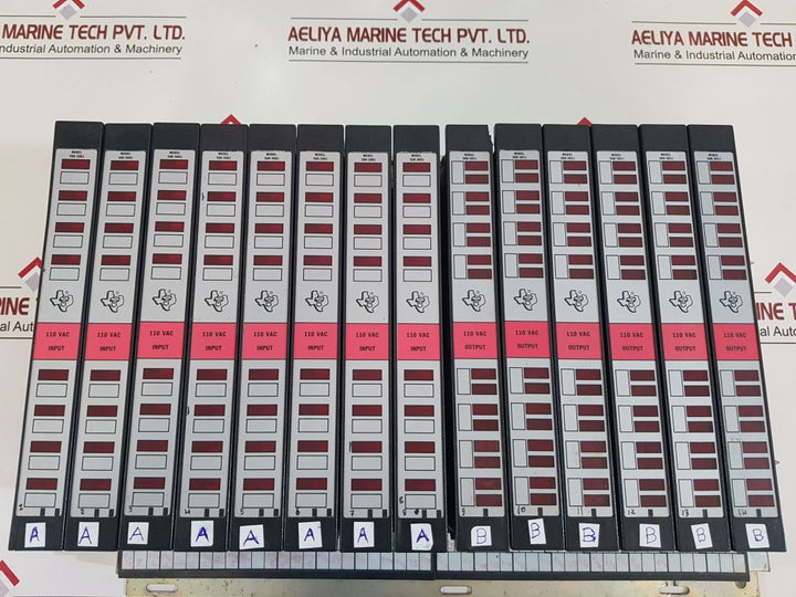 Texas instruments 500-5828a i/o module base rack 500-5011