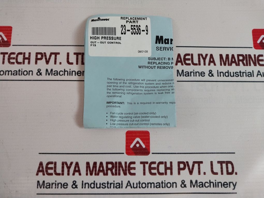 Texas Instruments 29Psp006-8 High Pressure Switch