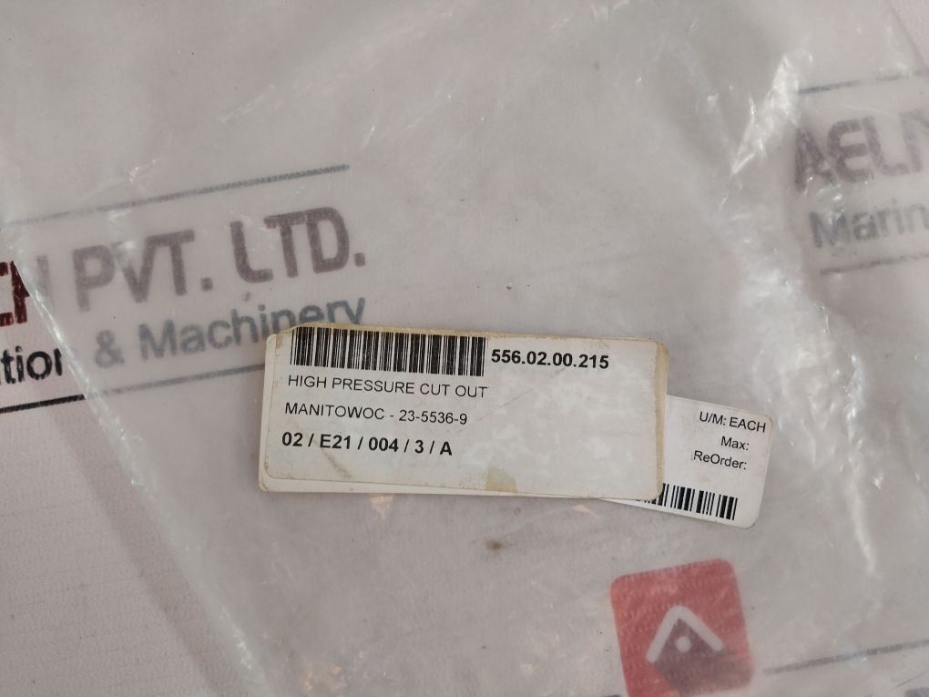 Texas Instruments 29Psp006-8 High Pressure Switch