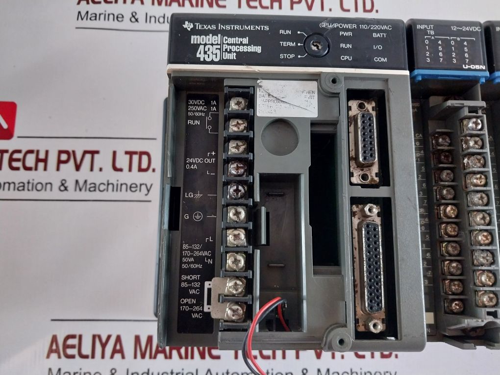 Texas Instruments 435 Processing Unit With U-05N,U-05Nh,U-55N,U-55T,U-15T Module