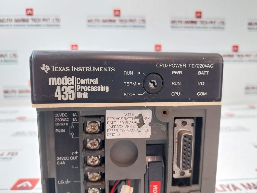 Texas Instruments 435 Central Processing Unit 250Vac