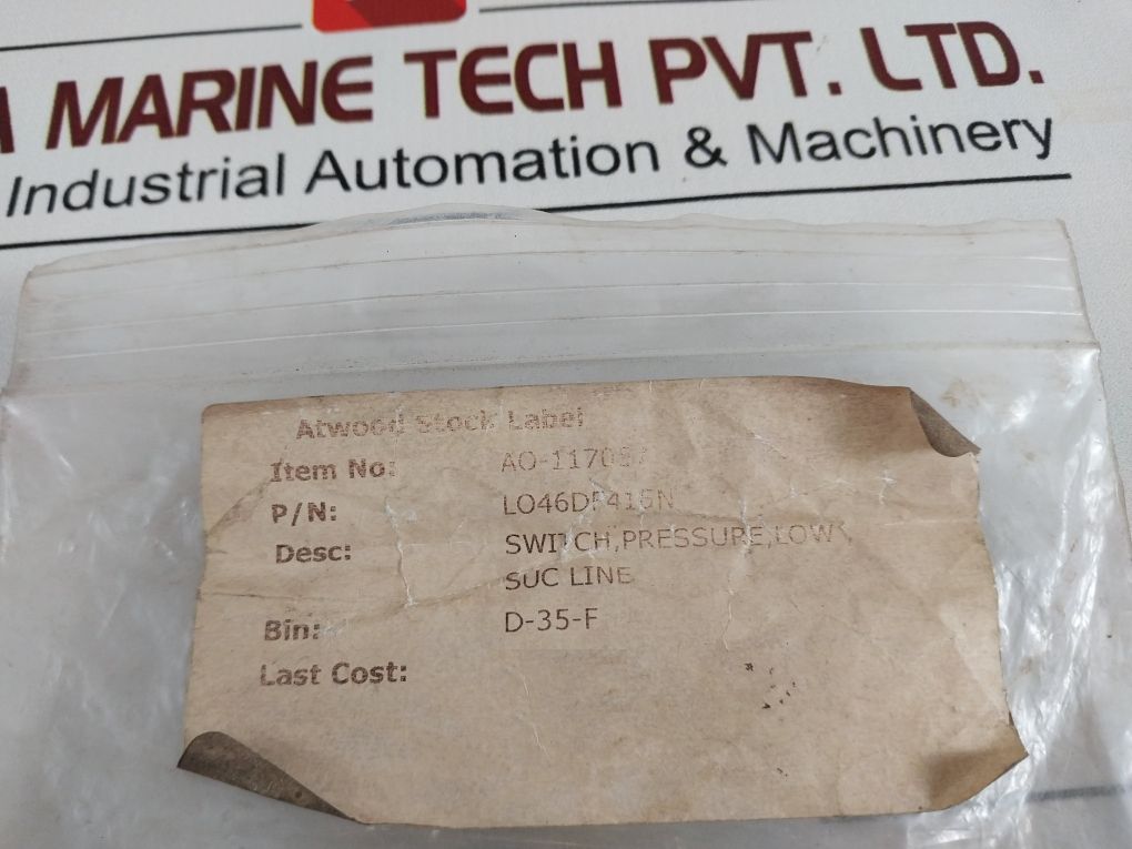 Texas Instruments Ps80-02-f0992 044-027 Pressure Switch