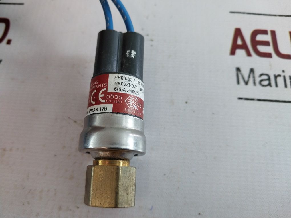 Texas Instruments Ps80-02-f0992 044-027 Pressure Switch