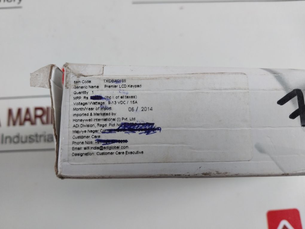 Texecom Dba-0165 Premier Lcd Keypad Ver 10.1 Txidba0165