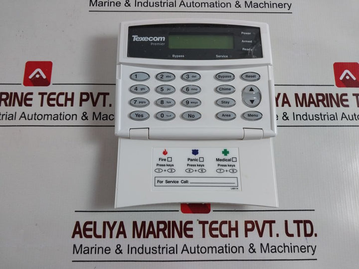 Texecom Dba-0165 Premier Lcd Keypad Ver 10.1 Txidba0165