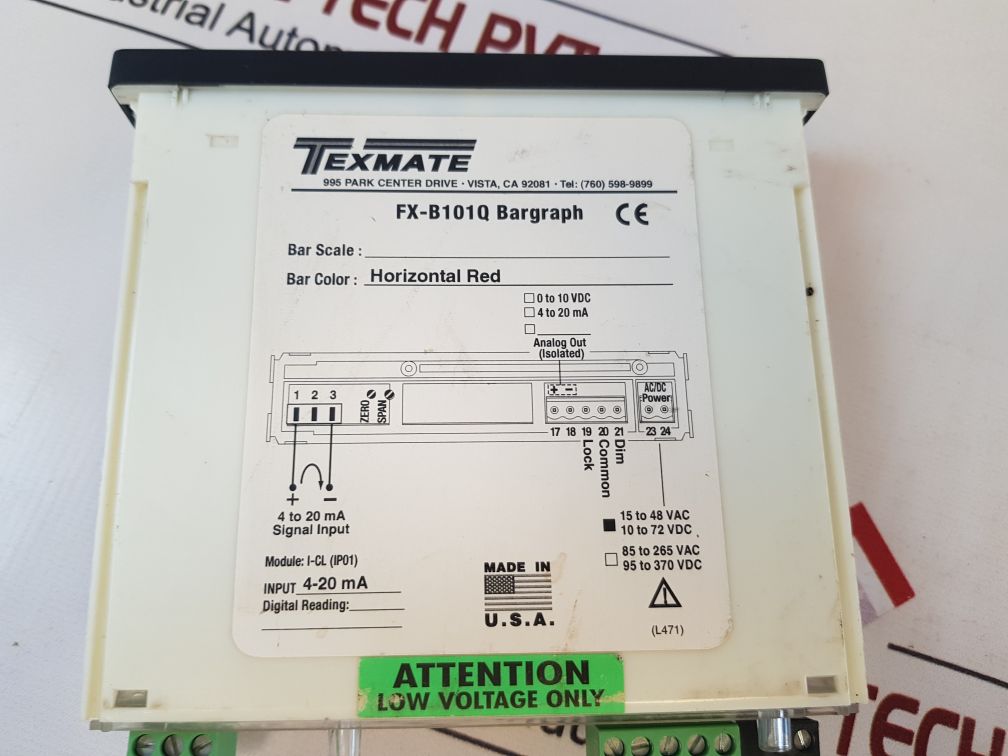 Texmate Fx-b101Q Bargraph Free Shipping