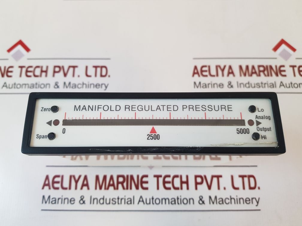 Texmate Fx-b101Q Bargraph Manifold Regulated Pressure