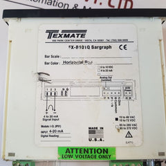 Texmate Fx-b101Q Bargraph Manifold Regulated Pressure