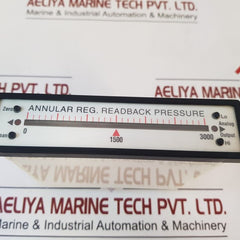 Texmate Fx-b101Q Bargraph Annular Reg. Readback Pressure
