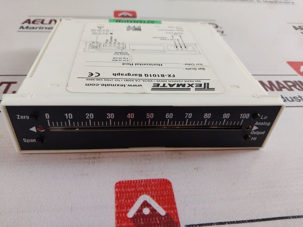 Texmate Fx-b101Q Bargraph Analog Horizontal Red 15-48Vac
