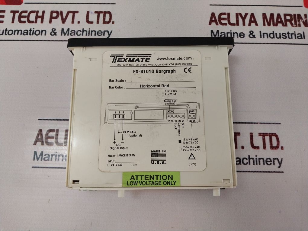Texmate Fx-b101Q Conduit Pressure I-process (Ip07) +24V