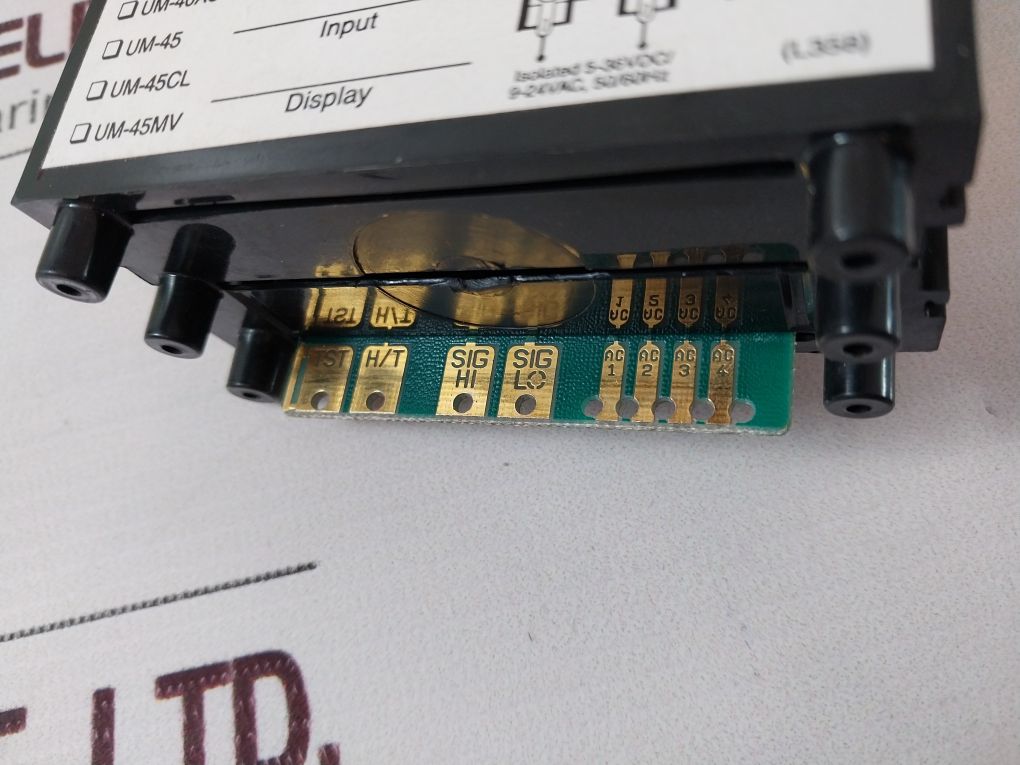 Texmate Um-35 Panel Meter 5-36Vdc/9-24Vac 50/60Hz