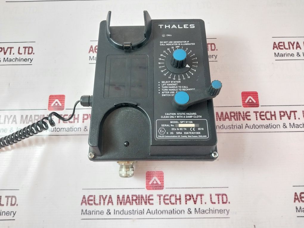 Thales Spt 9110A Sound Powered Phone