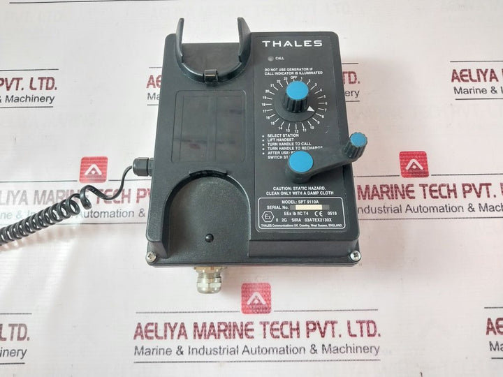 Thales Spt 9110A Sound Powered Phone