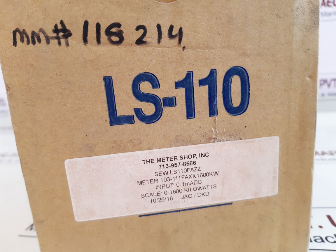 The Meter Ls-110 Ammeter