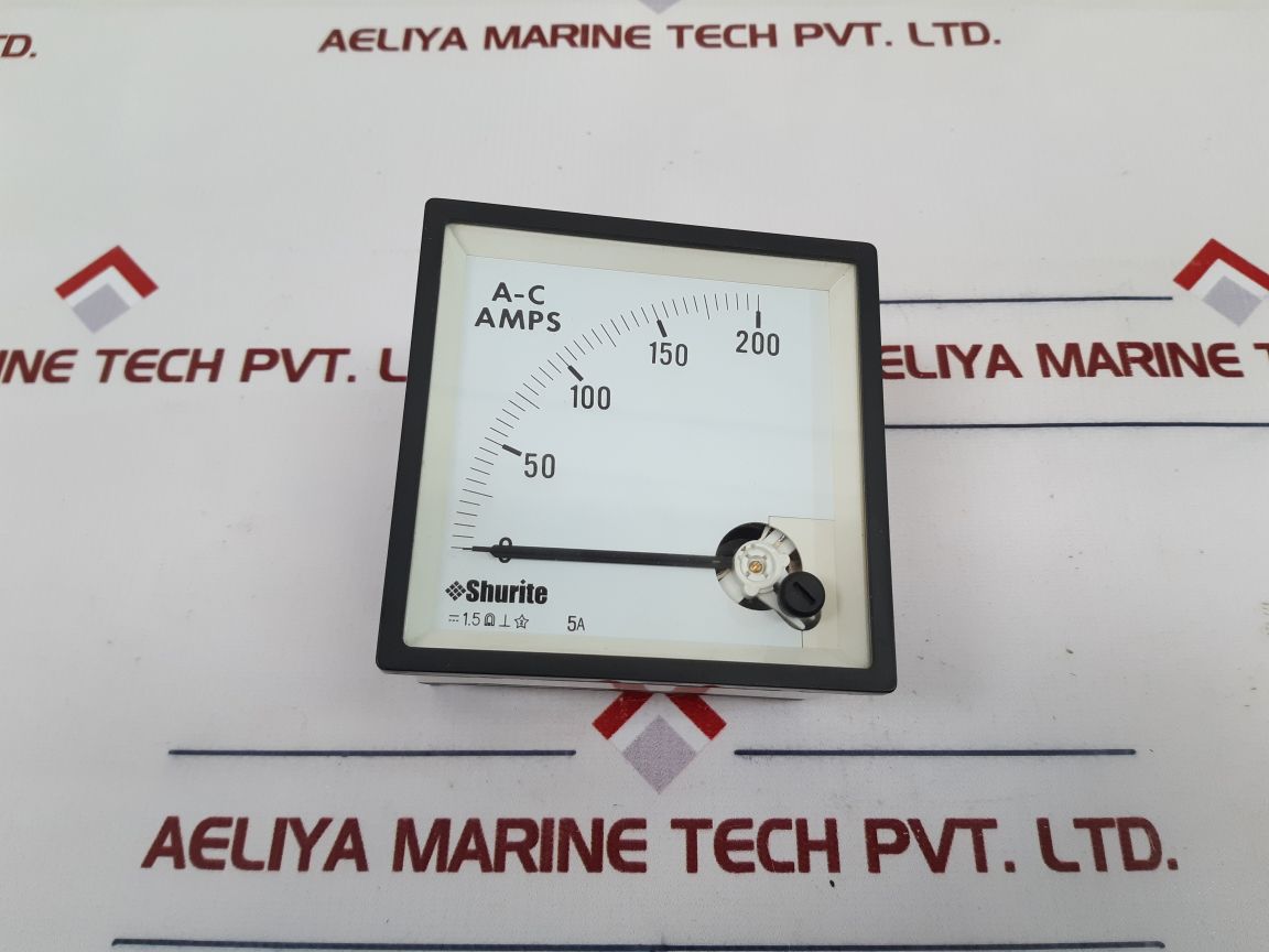 The Meter Shop A-c Amps Ammmeter 0-200