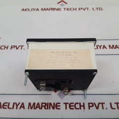 The Meter Shop A-c Amps Ammmeter 0-200