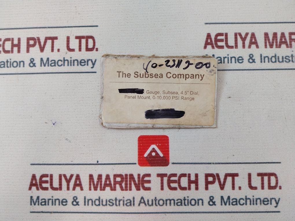 The Subsea 05-4834-t Pressure Gauge 10000 Psi