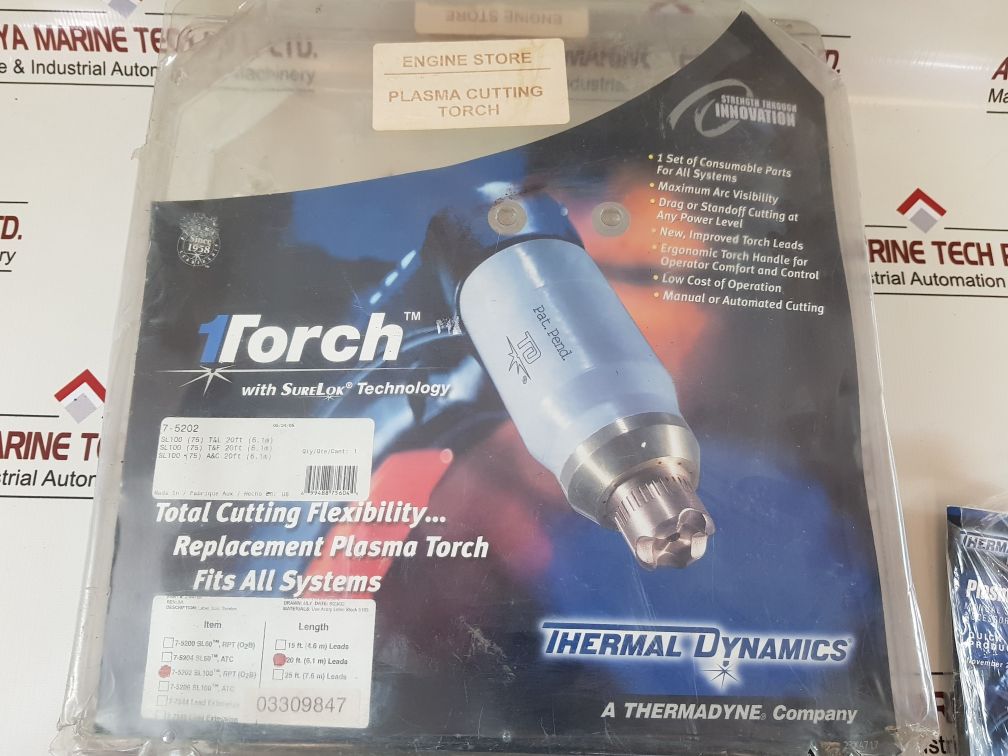 Thermal Dynamics 7-5202 Sl 100 Plasma Cutting Torch Kit

