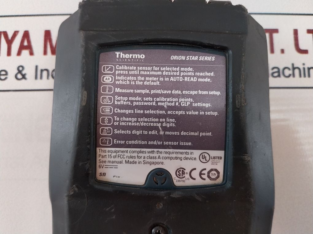 Thermo Scientific Orion 3 Star Portable Ph Meter 6V