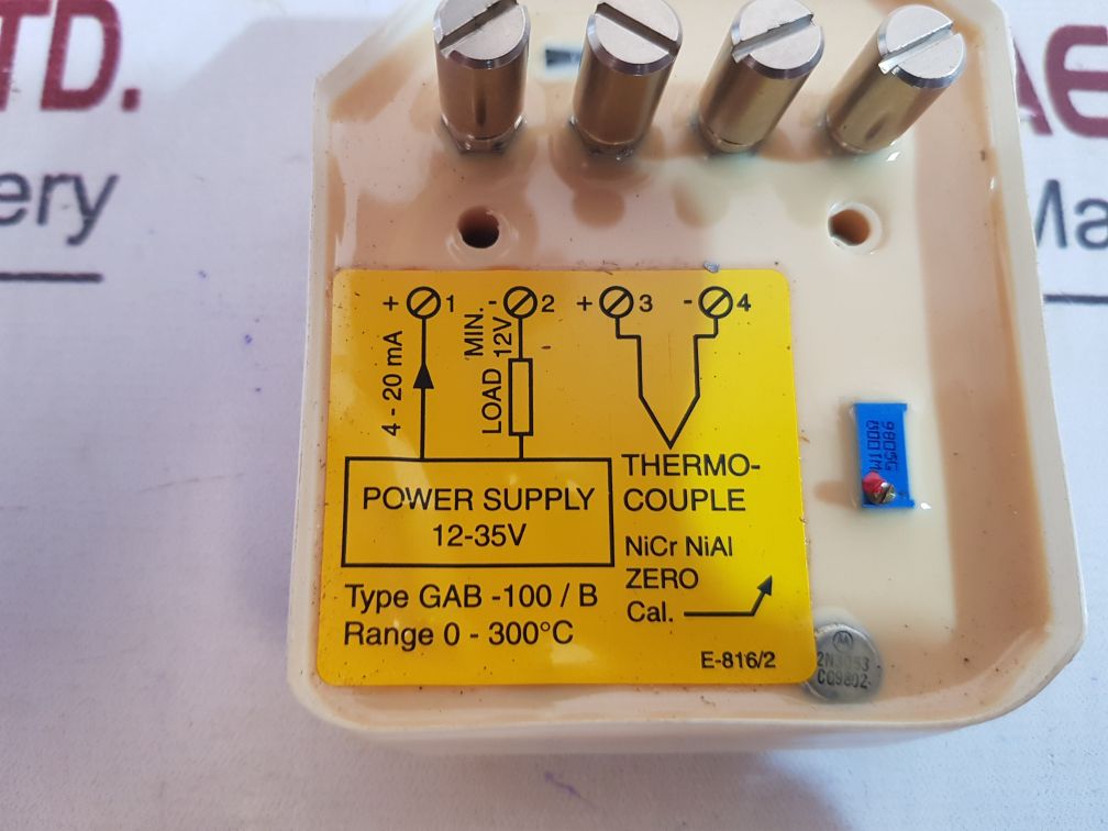 Thermocouple Amplifier Gab-100/B