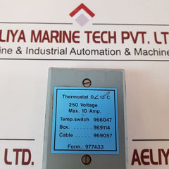 Thermostat 966047 250 Voltage