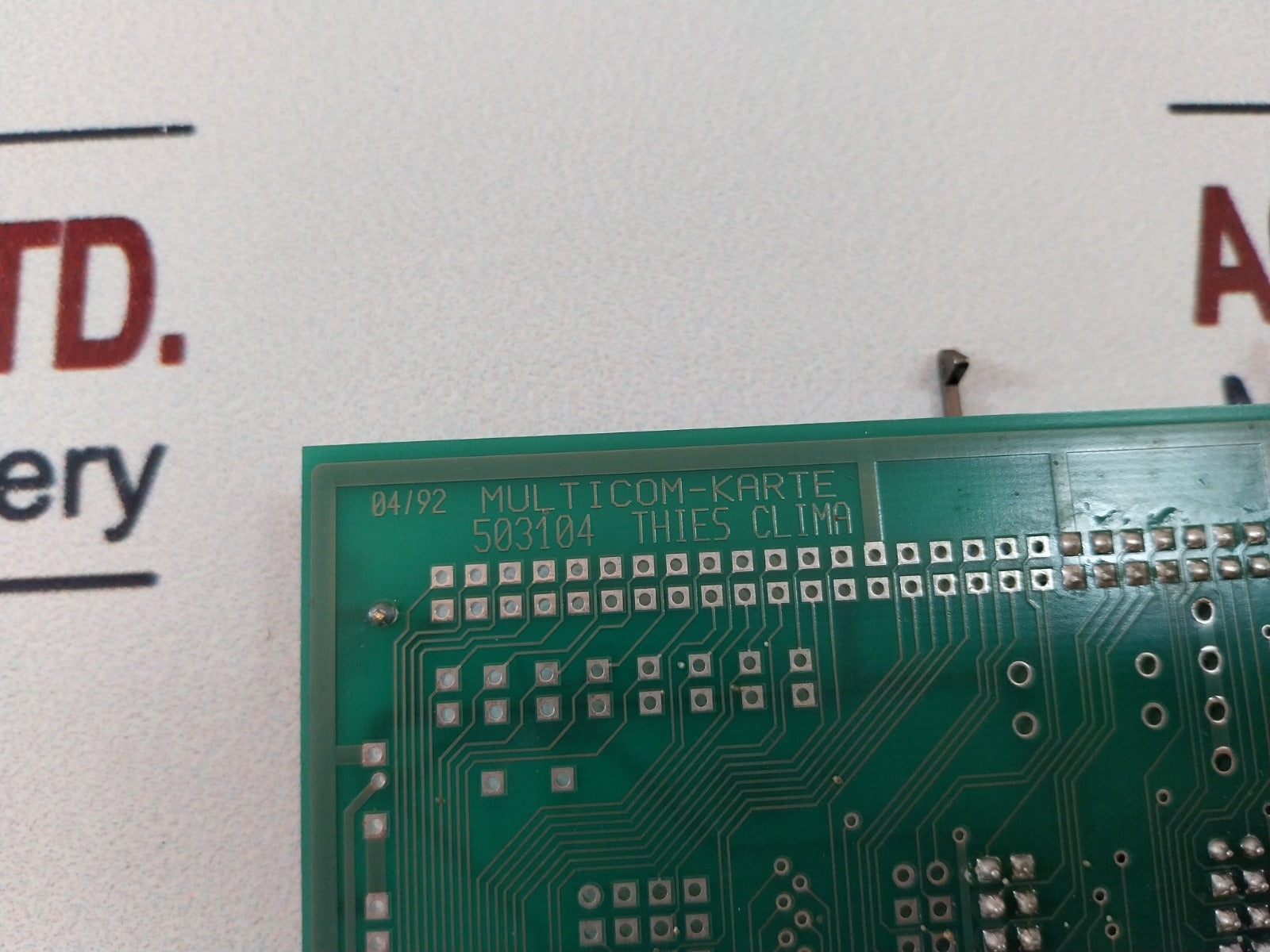 Thies Clima 503104 Multicom -karte Pcb Board