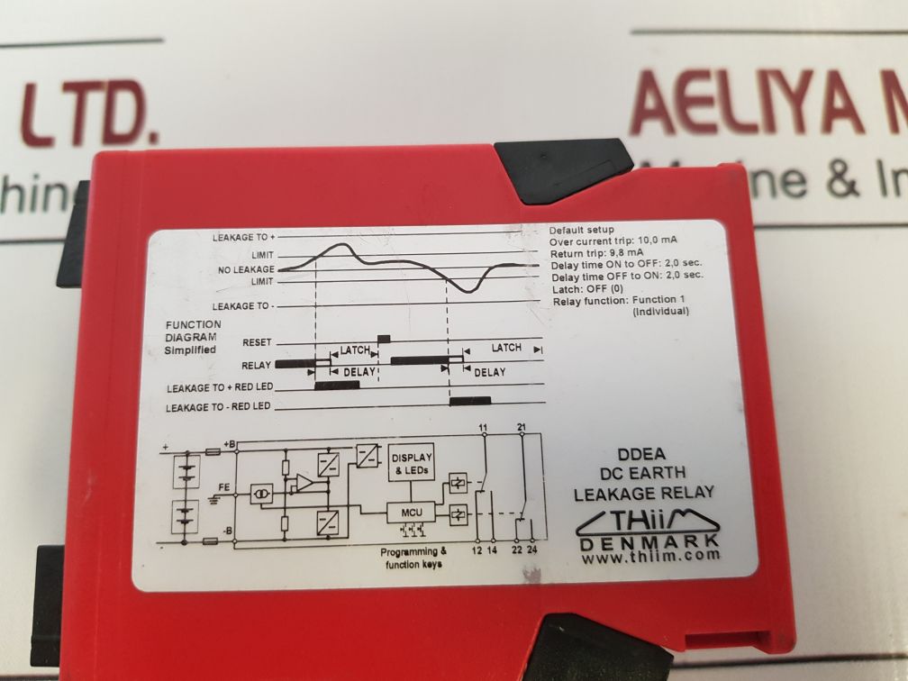 Thiim Ddea 2050 Pa4C Ddea Dc Earth Leakage Relay