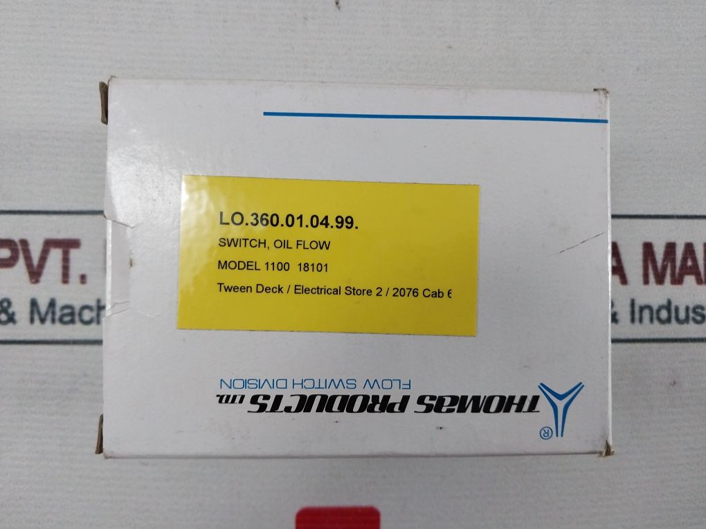 Thomas 18101 Oil Flow Switch 3/4” Npt