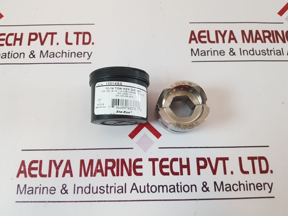 Thomas & Betts 15514Ss 12-14 Ton Hex Die Set
