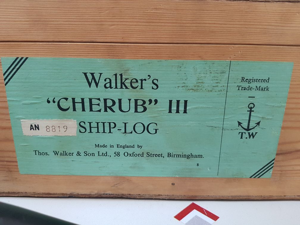 Thomas Walker’s Cherub Iii Ship-log