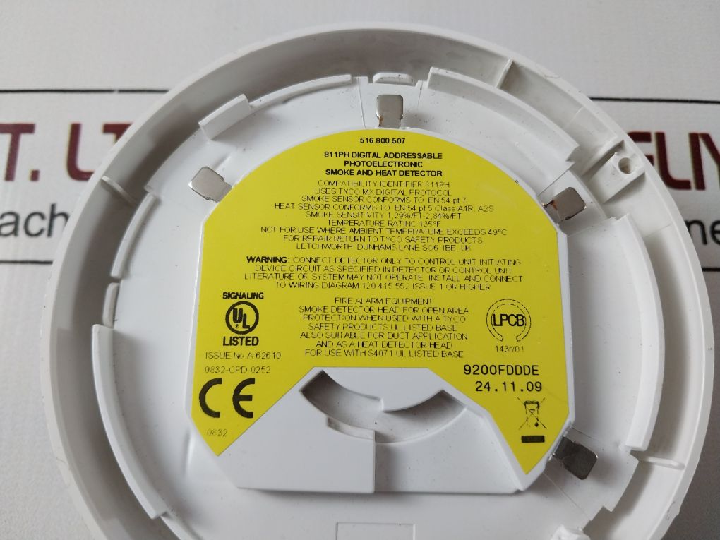 Thorn 811Ph Digital Addressable Photoelectronic Smoke And Heat Detector 516.800.507