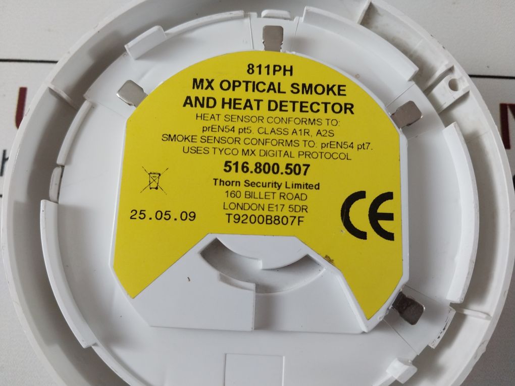 Thorn 811Ph Mx Optical Smoke And Heat Detector 516.800.507