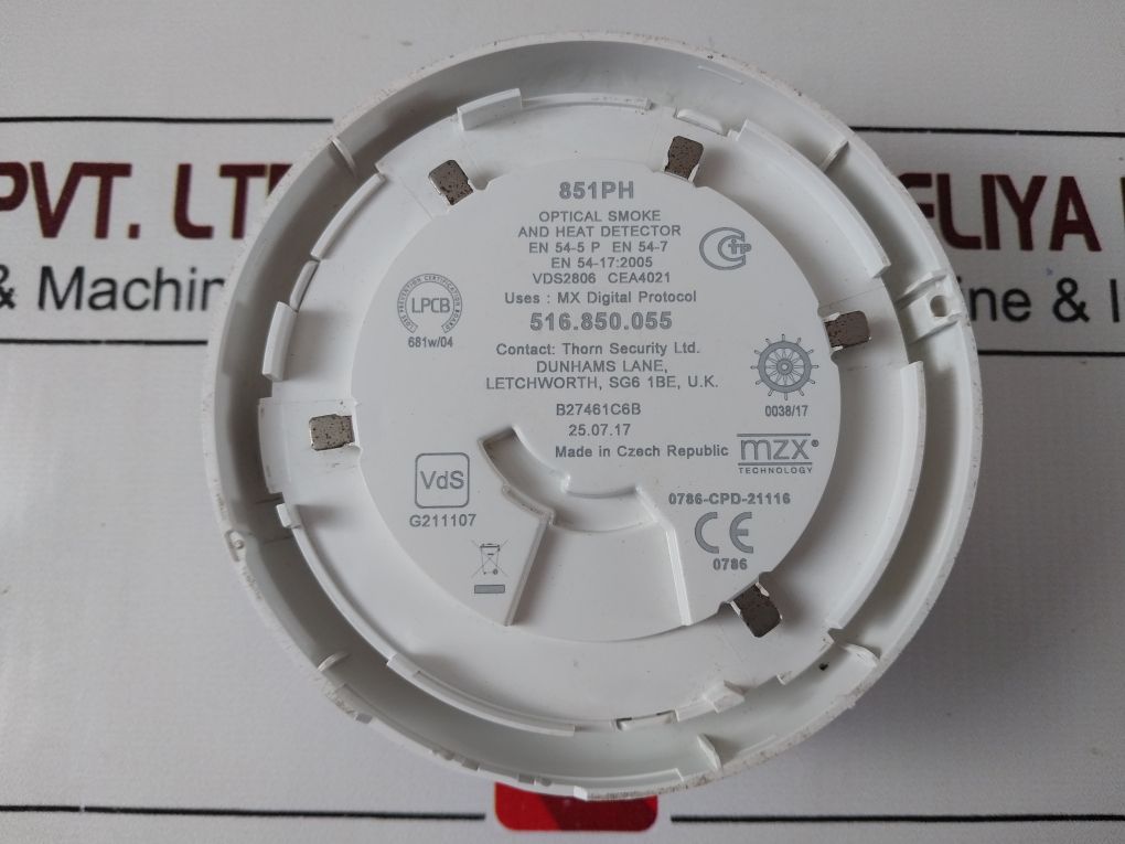 Thorn 851Ph Optical Smoke And Heat Detector 516.850.055