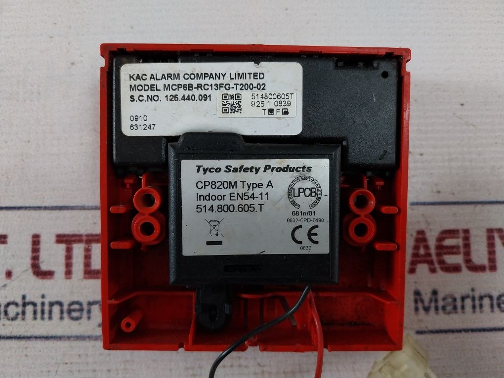 Thorn Security Cp820M Manual Call Point