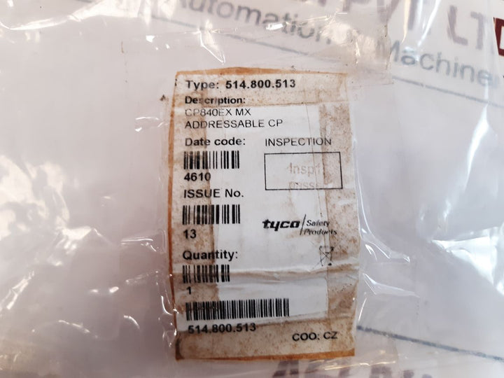 ThornTyco Cp840Ex Manual Call Point 514.800.513
