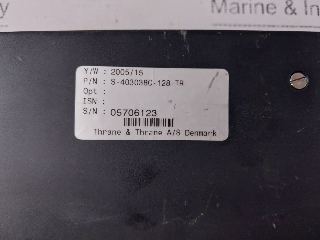 Thrane & Thrane Tt-3038C Capsat Fleet77 Satellite Communication