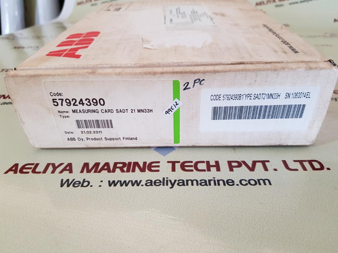 Abb sadt21mn33h drive board 57924390b