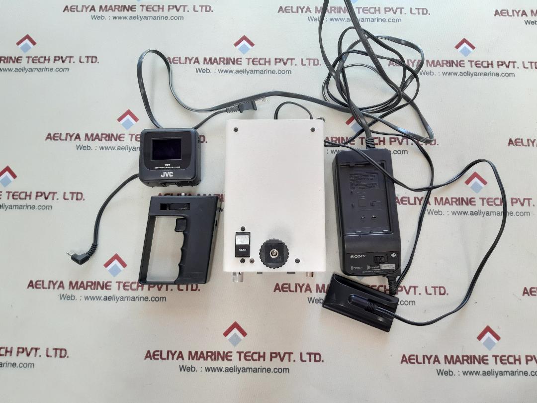 Sony ac-v16 ac power adaptor with jvc lcd video monitor lt-v18