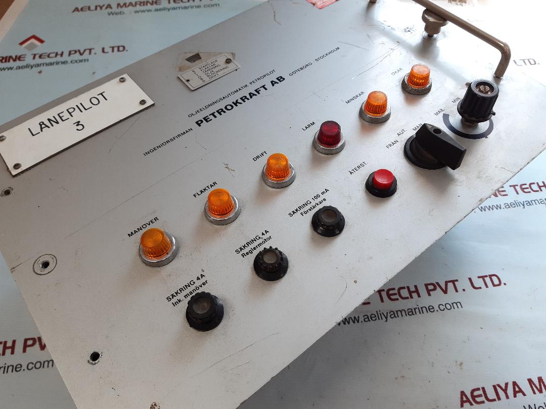 Ingeniorsfirman oljeeldningsautomatik petropilot