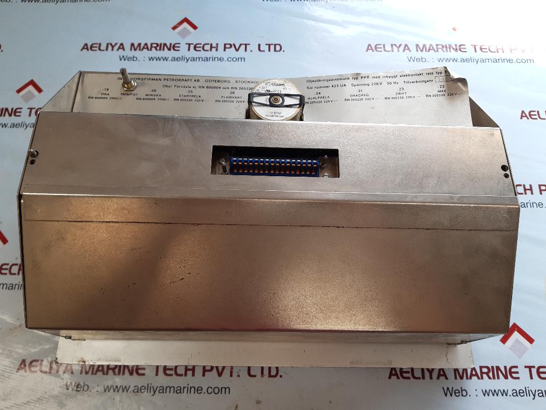 Ingeniorsfirman oljeeldningsautomatik petropilot