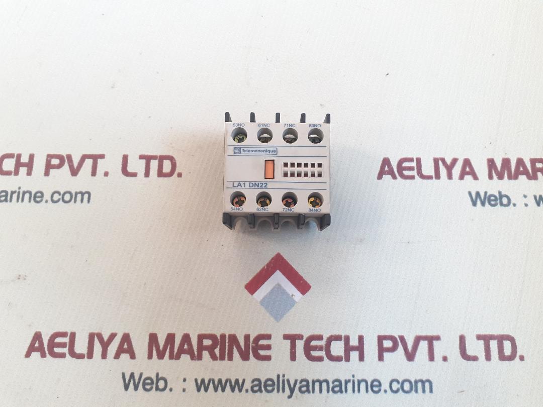 Telemecanique la1 dn22 contact block 