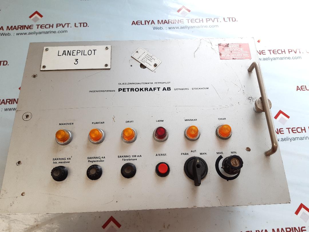 Ingeniorsfirman oljeeldningsautomatik petropilot