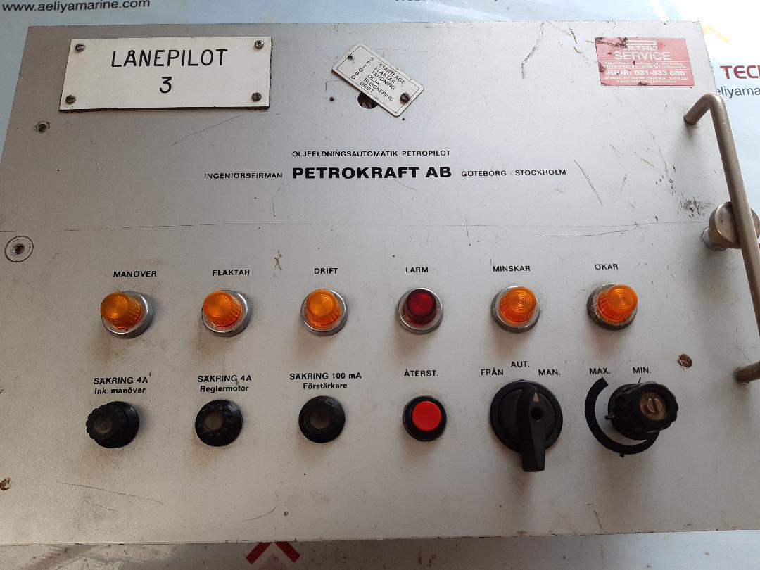 Ingeniorsfirman oljeeldningsautomatik petropilot