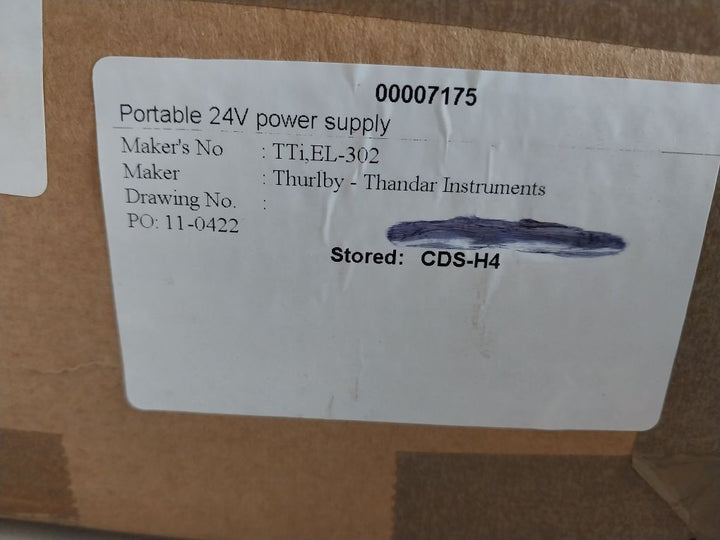 Thurlby Thandar Instruments El302R Power Supply
