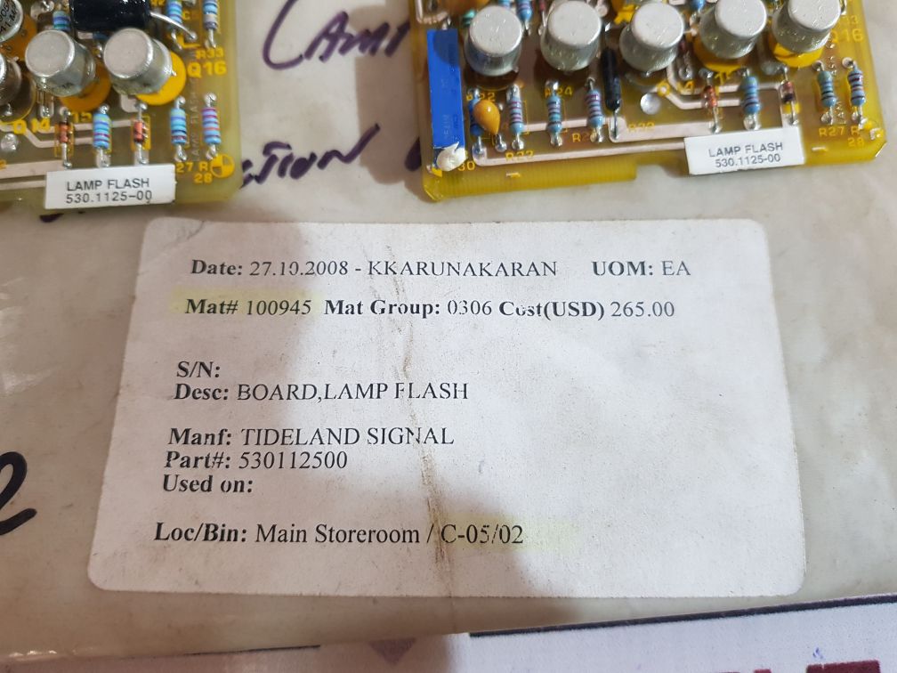 Tideland 530112500 Lamp Flash Board